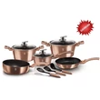 Kép 1/13 - Berlinger Haus Rose Gold 11 részes edénykészlet (BH-6160)
