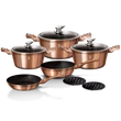 Kép 2/7 - Berlinger Haus Rose Gold 10 részes edénykészlet (BH-1220)