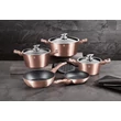 Kép 1/7 - Berlinger Haus Rose Gold 10 részes edénykészlet (BH-1220)