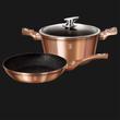 Berlinger Haus Rose Gold Collection 3 részes edénykészlet (BH-1281) 
