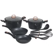 Kép 1/10 - Berlinger Haus Black Rose 10 részes edénykészlet (BH-6149)