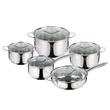Kép 6/9 - Berlinger Haus Silver Jewellery  10 részes LUXUS edénykészlet (BH-6660) 