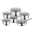 Kép 6/8 - Berlinger Haus Silver Jewellery  12 részes LUXUS edénykészlet (BH-6661) 