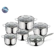 Kép 1/8 - Berlinger Haus Silver Jewellery  12 részes LUXUS edénykészlet (BH-6661) 