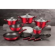 Kép 10/11 - Berlinger Haus Burgundy 18 részes edénykészlet (BH-7035)