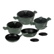 Kép 1/11 - Berlinger Haus Matte Green 10 részes edénykészlet (BH-8207) 