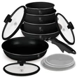 Kép 1/9 - Berlinger Haus Matte Black 12 részes edénykészlet (BH-8248)