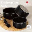 Kép 6/9 - Berlinger Haus Matte Black 12 részes edénykészlet (BH-8248)