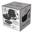 Kép 9/9 - Berlinger Haus Matte Black 9 részes edénykészlet (BH-8257)