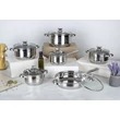 Kép 4/5 - Blaumann Gourmet Line Jumbo 12 részes rozsdamentes acél edénykészlet (BL-1031) 