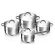 Kép 2/4 - Blaumann Gourmet Line Jumbo 8 db-os INOX edénykészlet (BL-3115)