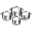 Kép 1/4 - Blaumann Gourmet Line Jumbo 8 db-os INOX edénykészlet (BL-3115)