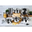 Kép 1/5 - Blaumann Gourmet Line Jumbo 17 részes rozsdamentes acél edénykészlet (BL-3133)
