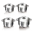 Kép 2/8 - Blaumann Gourmet Line 8 db-os INOX edénykészlet (BL-3861)