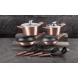 Kép 1/9 - Berlinger Haus Rose Gold 10 részes edénykészlet (BH-6142)