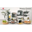 Kép 9/9 - Berlinger Haus Matte Green Indukciós Grill Serpenyő fedővel 28 cm-es (BH-8162)