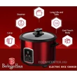 Kép 3/7 - Berlinger Haus Burgundy Elektromos Rizsfőző 1,8 l-es (BH-9275)