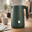 Kép 5/8 - Berlinger Haus Matte Green Dupla Falú Vízforraló 1,7 l-es (BH-9924)