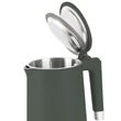 Kép 3/8 - Berlinger Haus Matte Green Dupla Falú Vízforraló 1,7 l-es (BH-9924)