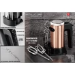 Kép 5/6 - Berlinger Haus Rose Gold elektromos kézi mixer állvánnyal (BH-9366)