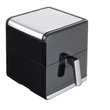 Kép 3/9 - Berlinger Haus Black Silver 7,2 l-es Forrólevegős Sütő LCD Kijelzővel (BH-9470)