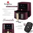 Kép 4/8 - Berlinger Haus Leonardo 5 l-es Forrólevegős Sütő LCD Kijelzővel (BH-9489)