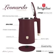Kép 6/10 - Berlinger Haus Leonardo Dupla Falú Vízforraló 1,7 l-es (BH-9579)