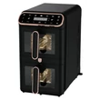 Kép 1/9 - Berlinger Haus Black Rose Dupla Kosaras Forrólevegős sütő 2x5,5L (BH-9802)