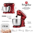 Kép 4/9 - Berlinger Haus Burgundy billenőfejes robotgép 5 l-es INOX tállal 1500 W (BH-9864)