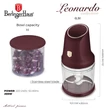 Kép 8/9 - Berlinger Haus Leonardo 4-Pengés Elektromos Aprítógép 2 az 1-ben (BH-9890)