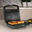 Kép 6/12 - Berlinger Haus Matte Green Szendvics-, gofri-, grillsütő 3 az 1-ben (BH-9978) 