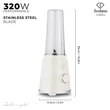 Kép 2/9 - Berlinger Haus Fashion Smoothie készítő 2 db palackkal (FTV-0140) 