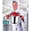 Kép 1/5 - Galaxy Rozsdamentes Acél Turbó Kukta 12L-Lázár Chef (LC-50150)