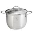 Berlinger Haus Silver Jewellery rozsdamentes fazék üvegfedővel 12,5 L (BH-6287)