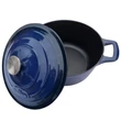 Kép 2/6 -  La Cuisine Blue öntöttvas lábas fedővel 26 cm-es (432017)