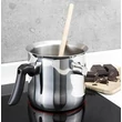 Kép 4/4 - Duplafalú rozsdamentes acél tejforraló fedővel  3 l-es (PH-11832) 
