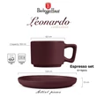 Kép 5/9 - Berlinger Haus Leonardo Espresso Kávéscsésze szett (BH-10017)