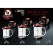 Kép 3/4 - Berlinger Haus Burgundy Dugattyús Kávé- Teafőző 800 ml-es (BH-1498)