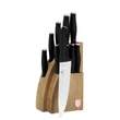 Kép 3/6 - Berlinger Haus Black Rose 10 részes Késkészlet bambusz állvánnyal (BH-2760)