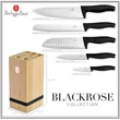 Kép 5/7 - Berlinger Haus Black Rose Késkészlet bambusz állvánnyal (BH-2970)
