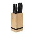 Kép 3/6 - Berlinger Haus Matte Black Késkészlet bambusz állvánnyal (BH-2971)