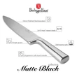 Kép 2/7 - Berlinger Haus Black Silver Késkészlet tömör bambusz állvánnyal (BH-3124)