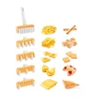 Kép 3/4 - Tescoma Delicia Multifunkciós ravioli, sajtos rúd, derelyevágó (630023)