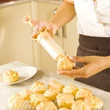 Kép 1/5 -  Tescoma Delicia Habnyomó cső 8 db díszítőfejjel (630526)