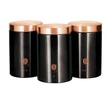 Kép 1/6 - Berlinger Haus Black Rose Gold 3 részes konyhai tároló szett (BH-1734) 