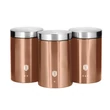 Kép 4/7 - Berlinger Haus Rose Gold Kenyértartó 3 db-os Tároló szettel (BH-6730) 