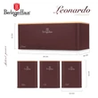 Kép 3/8 - Berlinger Haus Leonardo Kenyértartó 3 db-os Tároló szett bambusz fedéllel (BH-8900)