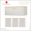Kép 4/9 - Berlinger Haus Sahara Kenyértartó 3 db-os Tároló szett bambusz fedéllel (BH-8901)