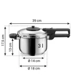 Kép 7/7 - Tescoma GrandCHEF Rozsdamentes Acél Kukta 3 L (701403) 