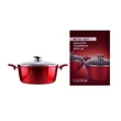 Kép 3/4 -  Burgundy Metal indukciós lábas 22 cm-es (PH-10396-22)